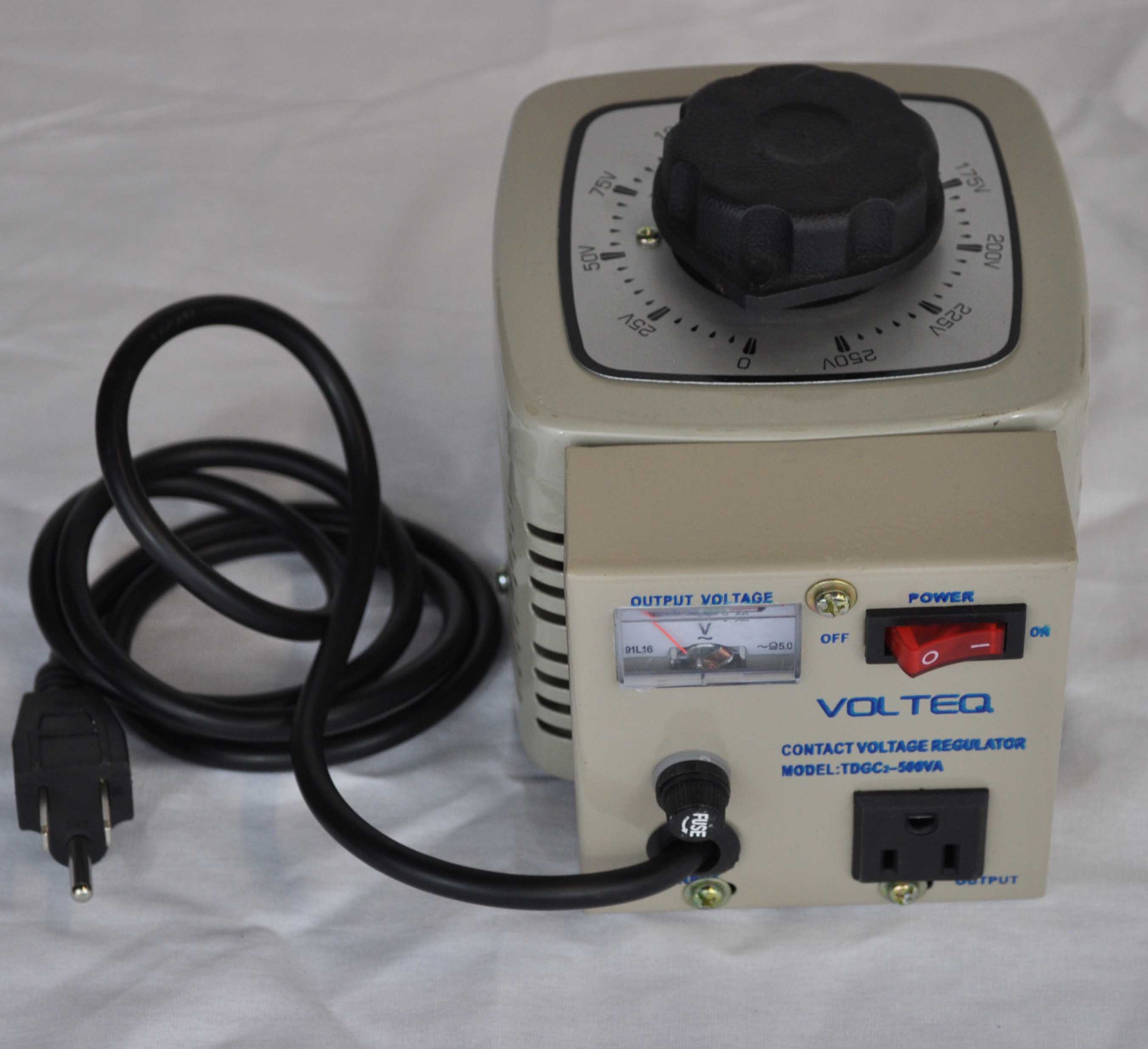 AC 500VA 5Amp Variac Variable Transformer Powerstat  Voltage Regulator 0-130 V 